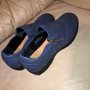 Comfortview Blue Moccasins for Women